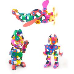 Set magnetic de construit - Super Curcubeu