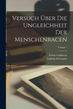 Coperta cărții Versuch über die Ungleichheit der Menschenracen; Volume 1