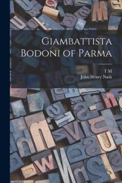 Coperta cărții Giambattista Bodoni of Parma