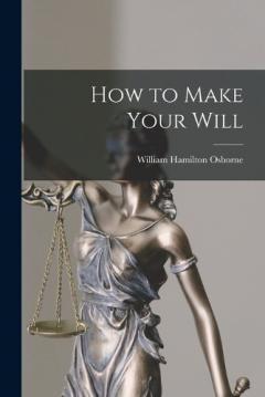 Coperta cărții How to Make Your Will