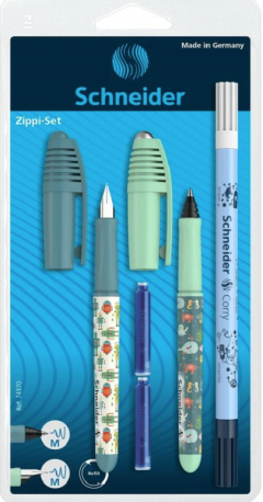 Set - Stilou + Roller Schneider Zippi + Pic Corry + 2 rezerve, Verde