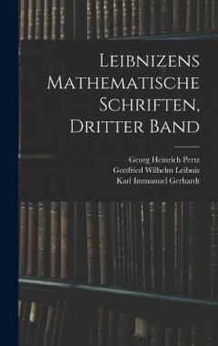 Coperta cărții Leibnizens Mathematische Schriften, Dritter Band