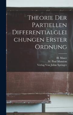 Coperta cărții Theorie der Partiellen Differentialgleichungen Erster Ordnung