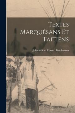 Coperta cărții Textes Marquésans Et Taïtiens