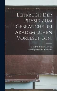 Coperta cărții Lehrbuch der Physik zum Gebrauche bei akademischen Vorlesungen.