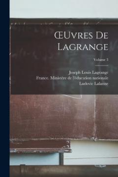 Coperta cărții OEuvres De Lagrange; Volume 3