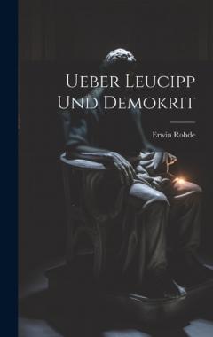 Coperta cărții Ueber Leucipp Und Demokrit