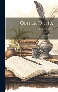 Coperta cărții Obiter Dicta: Second Series