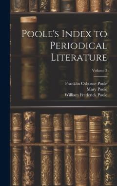 Coperta cărții Poole's Index to Periodical Literature; Volume 3
