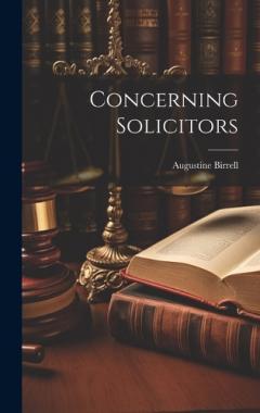 Coperta cărții Concerning Solicitors