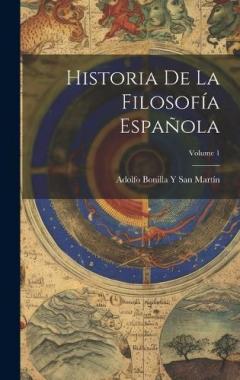 Coperta cărții Historia De La Filosofía Española; Volume 1