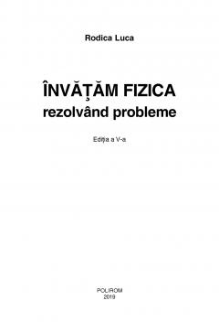 Invatam fizica rezolvand probleme