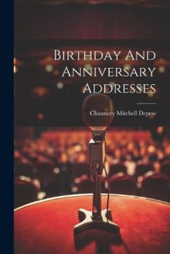 Coperta cărții Birthday And Anniversary Addresses