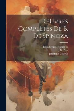 Coperta cărții OEuvres Complètes De B. De Spinoza
