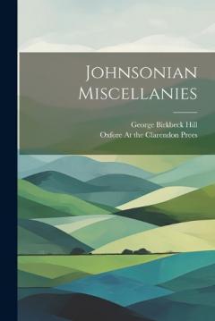 Coperta cărții Johnsonian Miscellanies