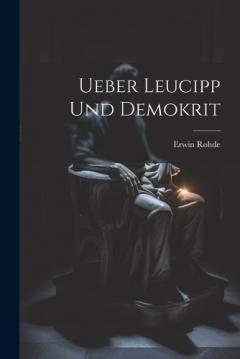 Coperta cărții Ueber Leucipp Und Demokrit