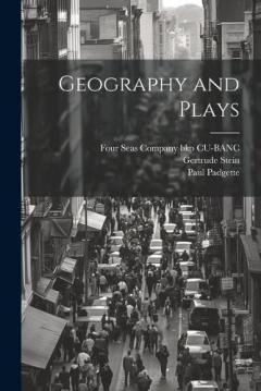 Coperta cărții Geography and Plays