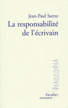 La responsabilite de l'ecrivain