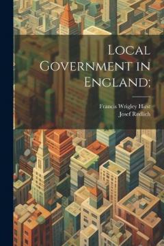 Coperta cărții Local Government in England;