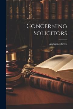 Coperta cărții Concerning Solicitors