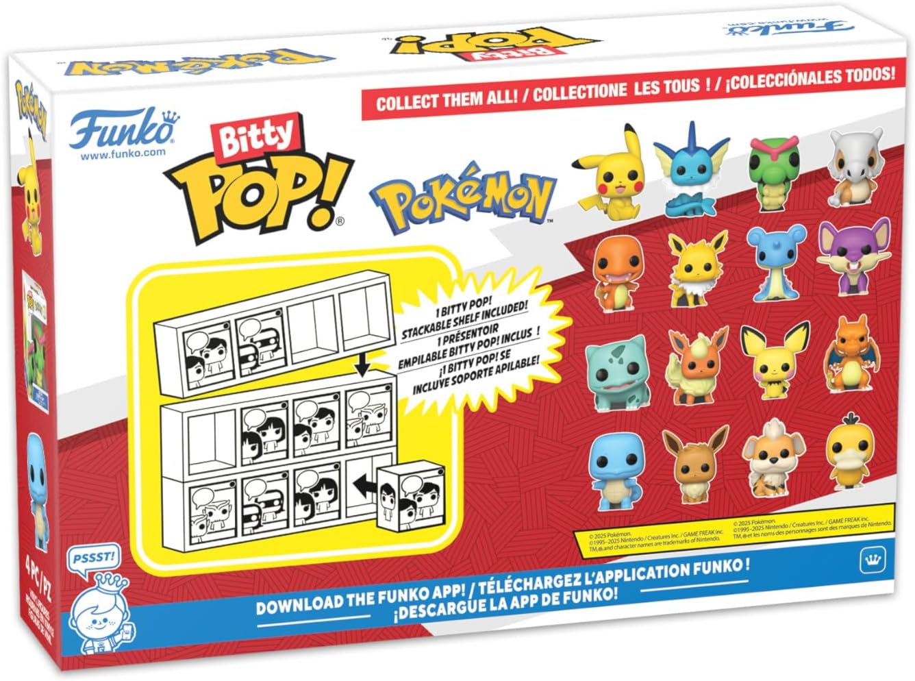 Set 4 figurine - Pokemon - Funko