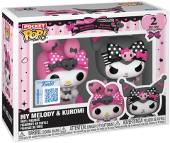 Set 2 figurine - Hello Kitty - My Melody & Kuromi