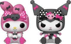 Set 2 figurine - Hello Kitty - My Melody & Kuromi