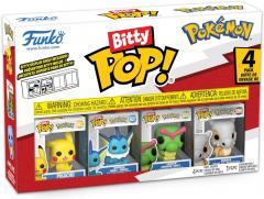 Set 4 figurine - Pokemon - Pikachu, Vaporeon, Caterpie, Cubone