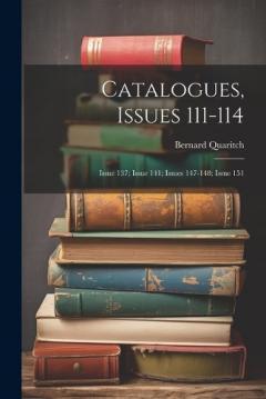 Coperta cărții Catalogues, Issues 111-114; issue 137; issue 141; issues 147-148; issue 151