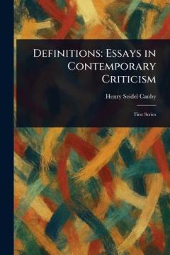 Coperta cărții Definitions: Essays in Contemporary Criticism