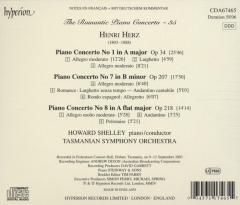 Herz: Piano Concerto No 1, Op 34 / No 7, Op 207 / No 8, Op 218