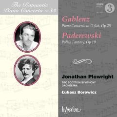 Jonathan Plowright, BBC Scottish Symphony Orchestra, Lukasz Borowicz - Piano Concerto In D Flat, Op 25 | Polish Fantasy, Op 19