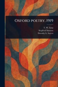 Coperta cărții Oxford Poetry, 1919