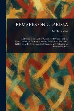 Coperta cărții Remarks on Clarissa