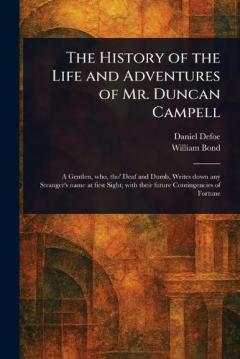 Coperta cărții The History of the Life and Adventures of Mr. Duncan Campell