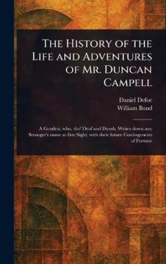 Coperta cărții The History of the Life and Adventures of Mr. Duncan Campell