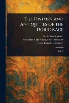 Coperta cărții The History and Antiquities of the Doric Race