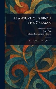 Coperta cărții Translations From the German