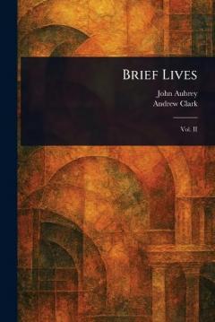 Coperta cărții Brief Lives