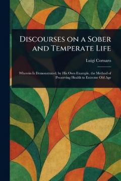 Coperta cărții Discourses on a Sober and Temperate Life