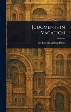 Coperta cărții Judgments in Vacation