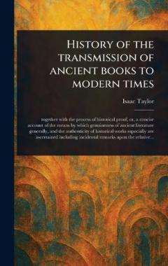 History of the Transmission of Ancient Books to Modern Times
