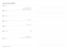 Agenda 2026 - Two Happy Cats 