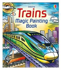 Coperta cărții Trains Magic Painting Book