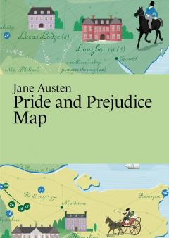 Austen Riggs Map Jane Austen, Pride and Prejudice Map - Martin Thelander