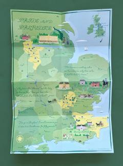 Austen Riggs Map Jane Austen, Pride and Prejudice Map - Martin Thelander