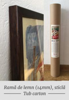 Poster inramat - Sibiu Podul Culcat