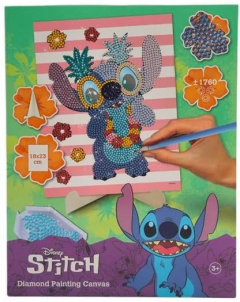 Set creativ Stitch - Canvas cu diamante