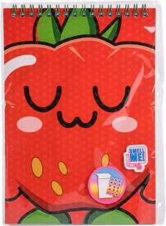 Caiet A5 parfumat FruitySquad, cu stickere