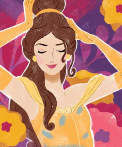 Set pictura cu diamante - Disney - Belle